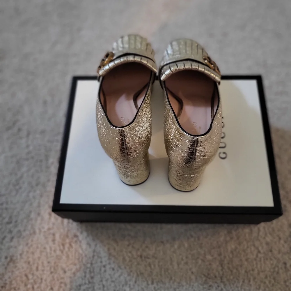 Gucci gg marmont platform shoes - Picture 4 of 7